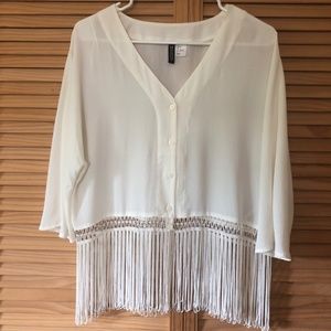 H&M Tops - H&M Fringe Top H&M Tops - H&M Fringe Top